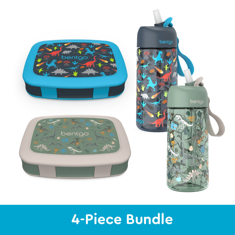 bentgo-kids-prints-lunch-boxes-and-water-bottles-s8 bentgo-lunch-box-bottle-bundle-dinsoaur-fossils-1.jpg