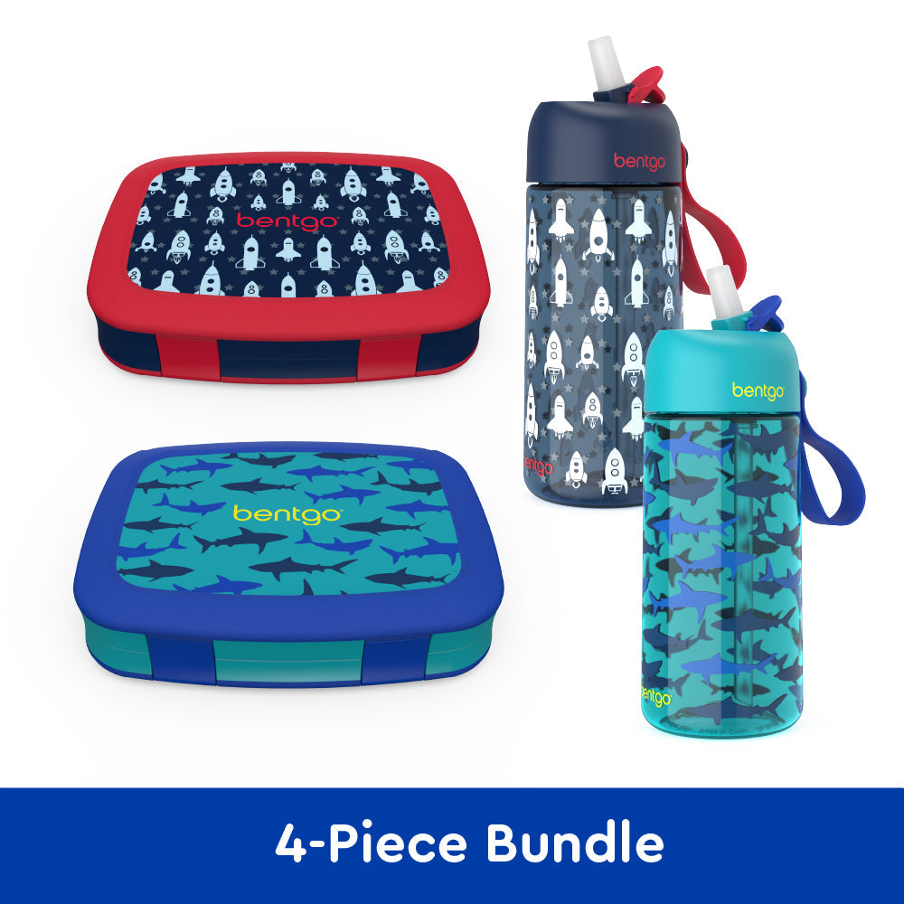 bentgo-kids-prints-lunch-boxes-and-water-bottles-s8 bentgo-lunch-box-bottle-bundle-rocket-shark-1.jpg